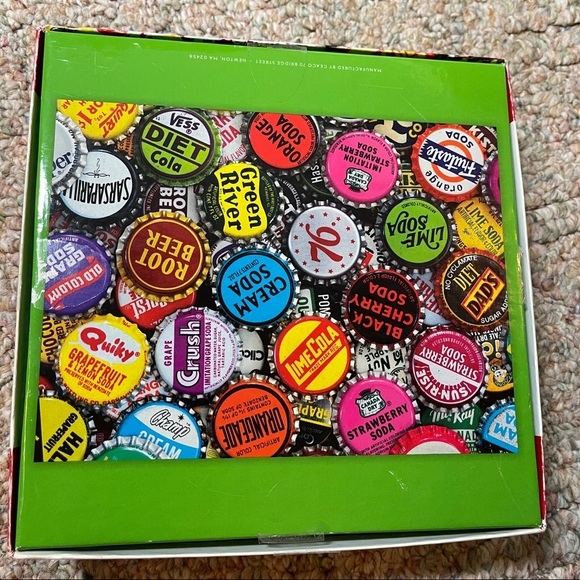 Ceaco 550 Collage Soda Bottle Cap Puzzle - Picture 6 of 6
